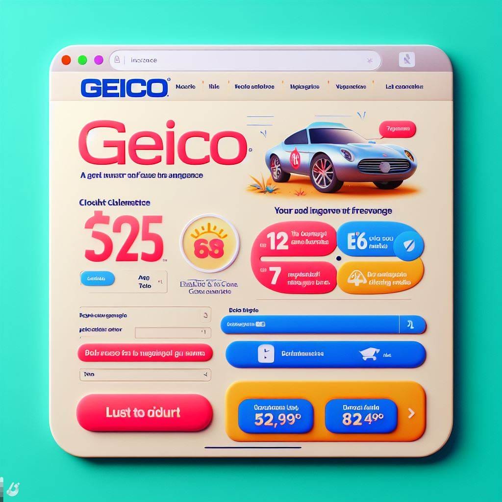 An image illustration of GEICO Insurance cost